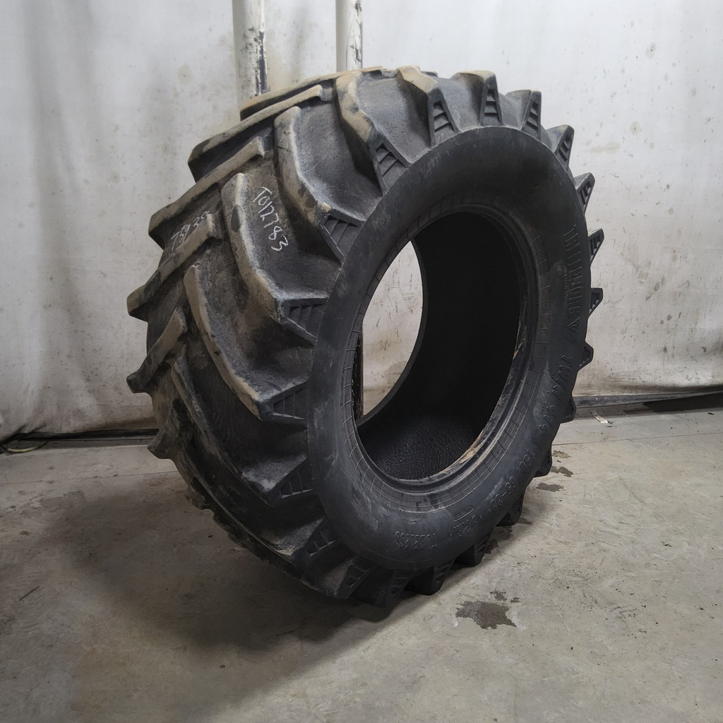 USED 750/65-38 Trelleborg Twin 414 R-1 D (8 Ply), A8 40% for Sale